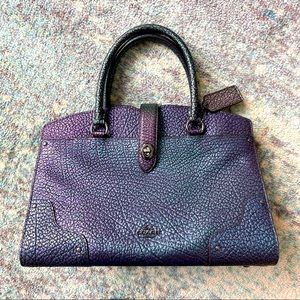 Coach Iridescent Hologram Mercer 30 Satchel Bag